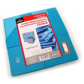 Cutie depozitare Kunst cu sertare pentru CD/DVD, 32cm