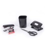Set Birou Kunst suport pixuri,foarfeca 17 cm, capsator 10#,perforator, 2 cutii capse 10#