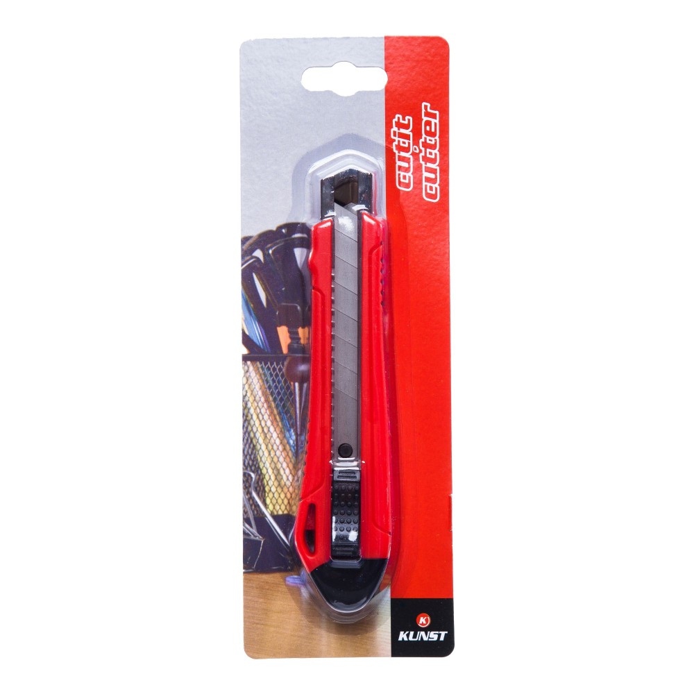 Cutter cu lama Kunst 1.8 cm rosu