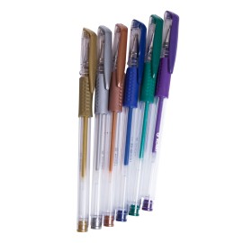 Set pixuri cu gel metalic Kunst, 6 culori