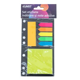 Set KUNST etichete indexare si notite adezive, diverse forme x 25 file