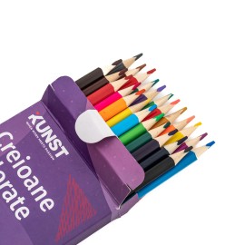Set Creioane colorate KUNST, multicolor, 24buc