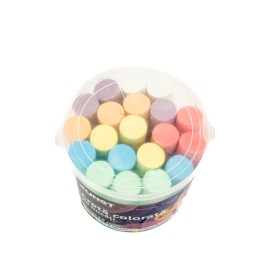 Set KUNST, Creta colorata, rotunda, 20 bucati, diverse culori