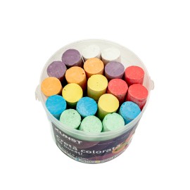Set KUNST, Creta colorata, rotunda, 20 bucati, diverse culori
