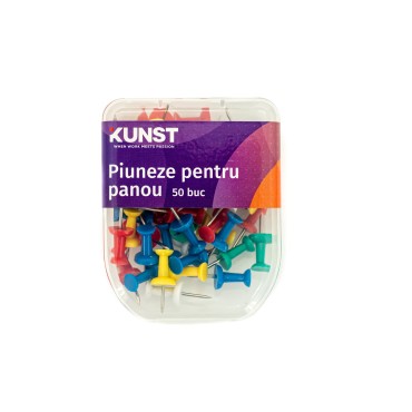 Set piuneze KUNST, pentru panou, 50 buc