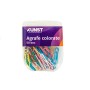 Set agrafe metalice, KUNST, 28 mm, colorate, 50 buc