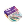 Set agrafe metalice, KUNST, 28 mm, colorate, 50 buc