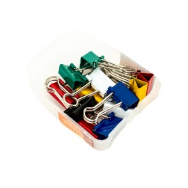 Set Clipsuri, KUNST, metalice, 19mm, 12 buc