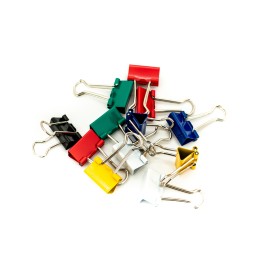 Set Clipsuri, KUNST, metalice, 19mm, 12 buc