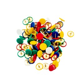 Set piuneze KUNST, colorate, 100 buc