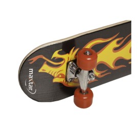 Skateboard Maxtar, Negru/Galben, 56x15 cm