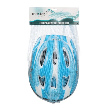 Set protectii Maxtar, Albastru, Casca 55 cm