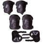 Set protectii Maxtar pentru coate, genunchi si brate, Negru, Marime M