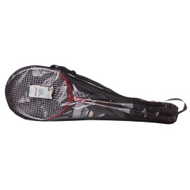 Set badminton Maxtar, Rosu/Negru, 80x20x4 cm