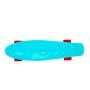 Skateboard Maxtar Chase, turcoaz cu rosu, 57x15 cm