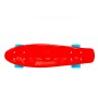 Skateboard Maxtar Chase, rosu cu turcoaz, 57x15 cm