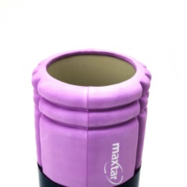 Rola MAXTAR, pentru masaj si antrenamente Yoga, Pilates, 33.2 x 14 CM, mov