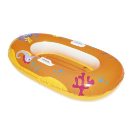BESTWAY BARCA GONFLABILA JUNIOR 137X89 CM, portocaliu