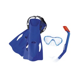 BESTWAY SET INOT MASCA+TUB+LABE FIREFISH 37-41, Albastru