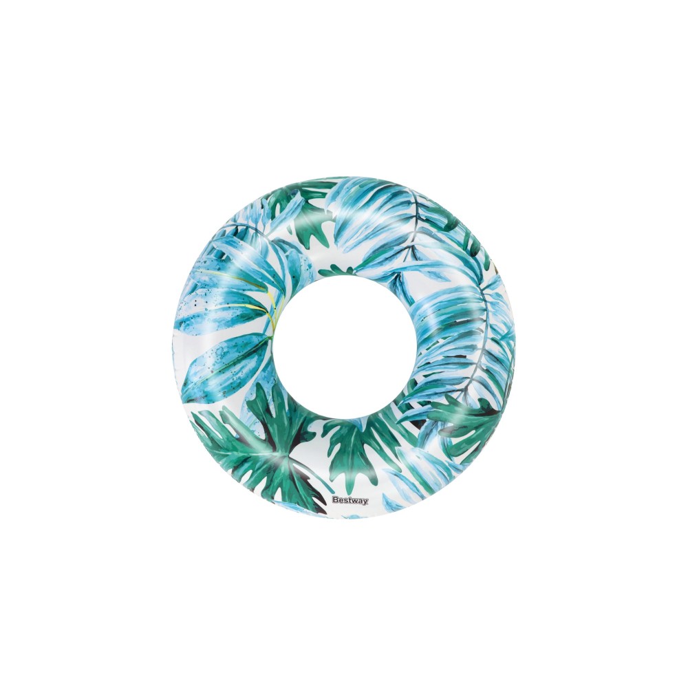 BESTWAY COLAC INOT GONFLABIL TROPICAL PAIMS 119 CM, Albastru