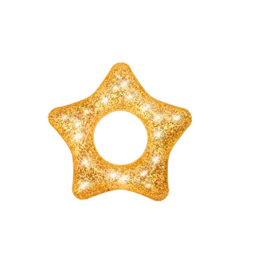 BESTWAY COLAC GLITTER 91 CM, stea cu glitter Galben