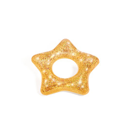 BESTWAY COLAC GLITTER 91 CM, stea cu glitter Galben