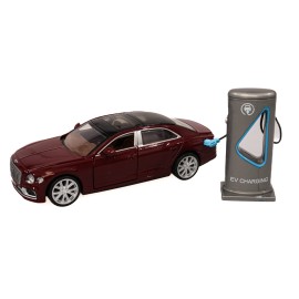 Masinuta Bentley Flying Spur Hybrid 1:38 Rosu