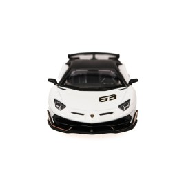 Masinuta Lamborghini Aventador SVJ, MSZ, 1:32, Alb