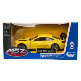 Masinuta BMW M6 GT3 MSZ 1:44 Galben