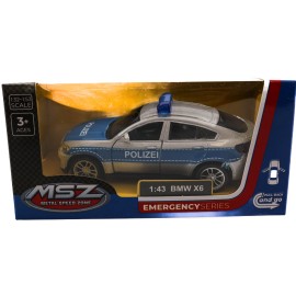 Masinuta BMW X6  MSZ 1:43 Argintiu