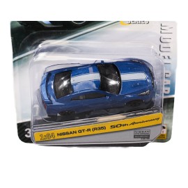 Masinuta Nissan GT-R  MSZ 1:64 Albastru