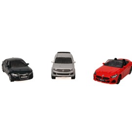Set 3 masinute: Audi A7 Sportback/Volkswagen Amarok/BMW Z4 M40i 1:64/1:57