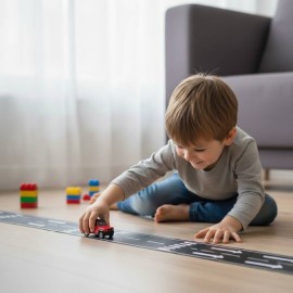 SET Masinuta MSZ Suzuki Jimny 2018 1:48 Rosu si banda KUNST adeziva Trafic