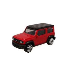 SET Masinuta MSZ Suzuki Jimny 2018 1:48 Rosu si banda KUNST adeziva Trafic