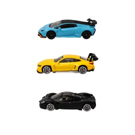 SET Masinute Lamborghini Huracon STO MSZ 1:64, FBMW M4 GT3 MSZ 1:64, Pagani Utopia MSZ 1:64