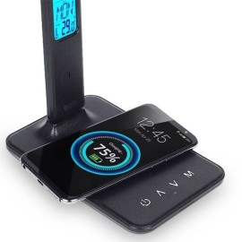 Lampa cu led de birou, incarcator wireless 10W, 33X14X6 cm, Lexium