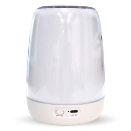 Lampa de veghe cu control tactil, difuzor bluetooth, ceas alarma, 16.5x12.5x12.5 cm, Lexium