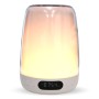 Lampa de veghe cu control tactil, difuzor bluetooth, ceas alarma, 16.5x12.5x12.5 cm, Lexium