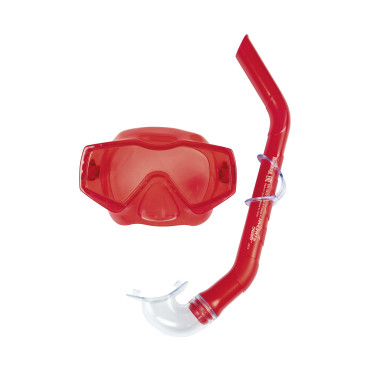 BESTWAY SET SNORKEL AQUA PRIME 14+ ANI, Rosu