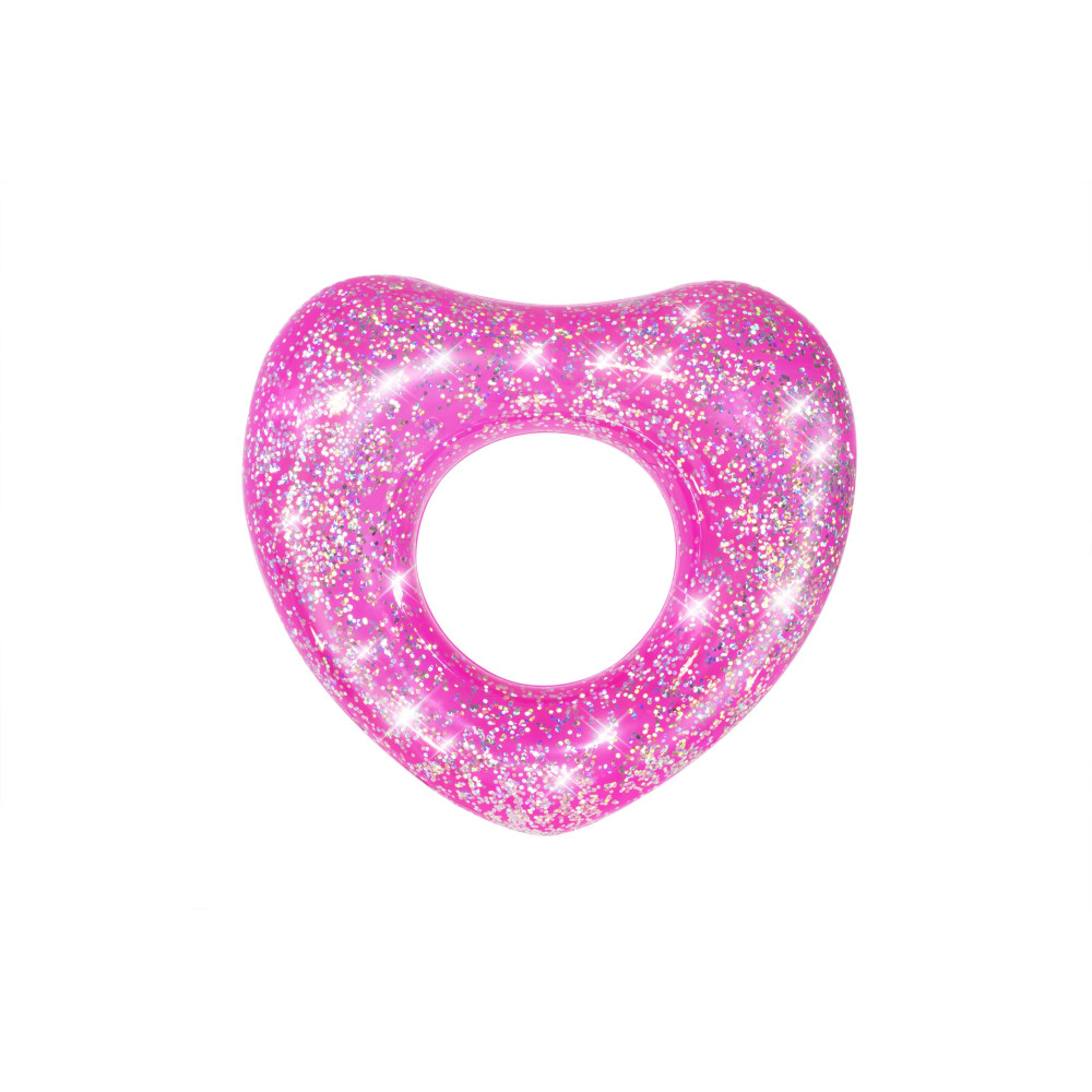 BESTWAY COLAC GLITTER 91 CM, inimioara Roz