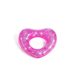 BESTWAY COLAC GLITTER 91 CM, inimioara Roz