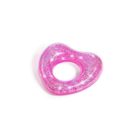 BESTWAY COLAC GLITTER 91 CM, inimioara Roz