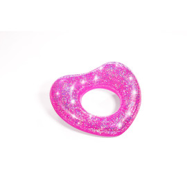BESTWAY COLAC GLITTER 91 CM, inimioara Roz