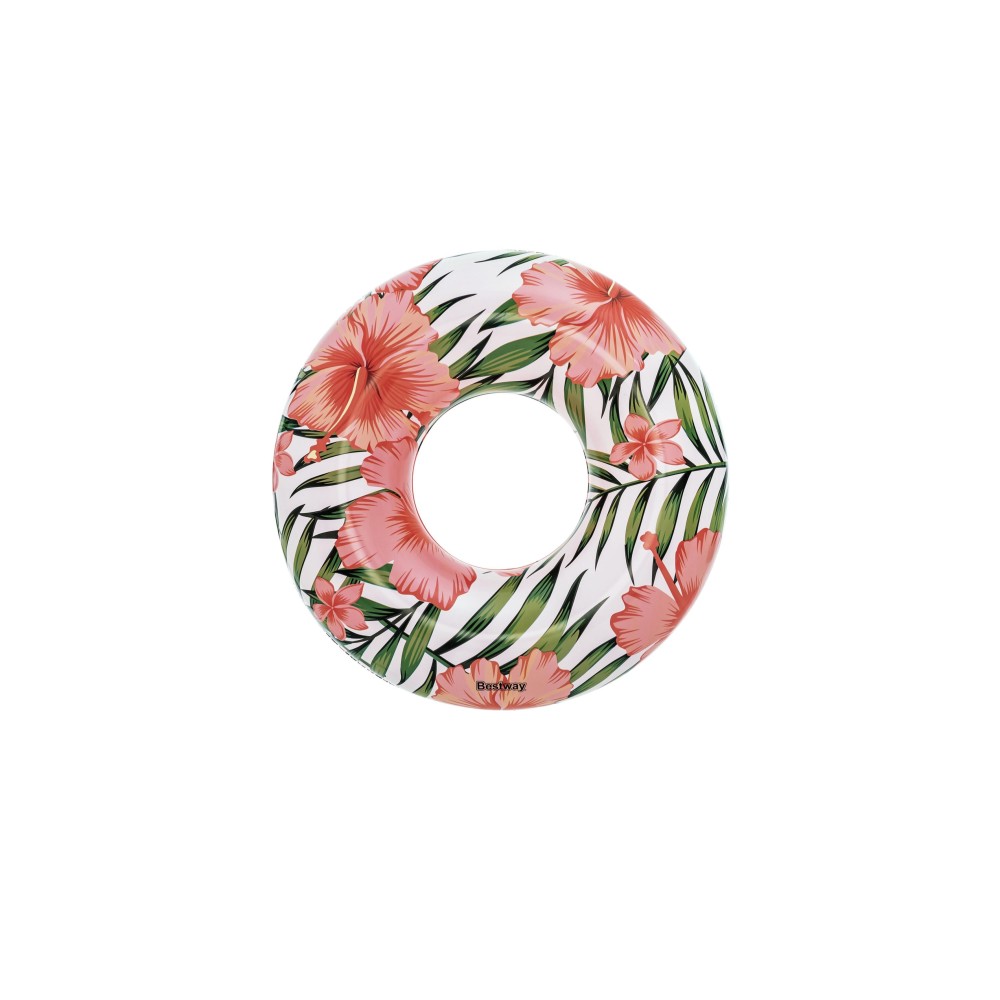 BESTWAY COLAC INOT GONFLABIL TROPICAL PAIMS 119 CM, Roz