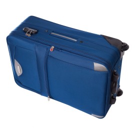 Troler Atlanta 64x41x24 cm, 3.30 kg, extensibil 30%, albastru