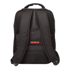 Rucsac laptop 15" Toledo 42x31x13 cm, 800 gr, negru / rosu