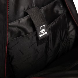 Rucsac laptop 15" Toledo 42x31x13 cm, 800 gr, negru / rosu