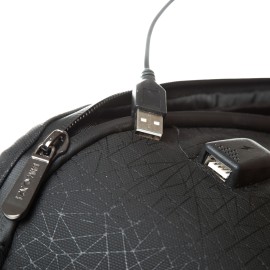 Rucsac laptop 15" Anchor USB 44x30x14 cm, 950 gr, maro