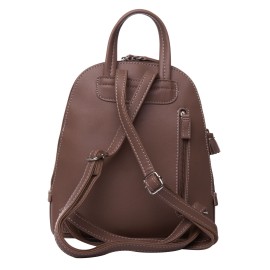 Rucsac dama Rosalia 25x23x11 cm, maro