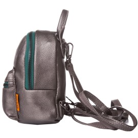 Rucsac dama Daisy 17x16x9 cm argintiu